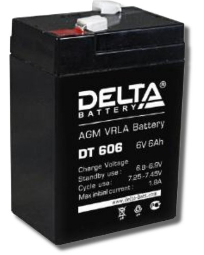 Delta DT 606. Аккумулятор герметичный свинцово-кислотный. Delta в Евпатории