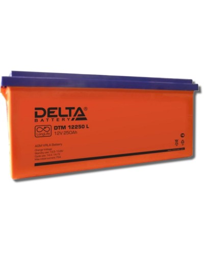 Delta DTM 12250 L. Аккумулятор герметичный свинцово-кислотный. Delta в Евпатории