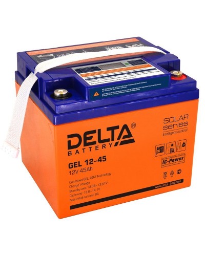 Delta GEL 12-45. Аккумулятор герметичный свинцово-кислотный. Delta в Евпатории