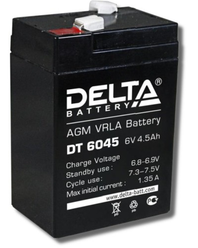 Delta DT 6045. Аккумулятор герметичный свинцово-кислотный. Delta в Евпатории