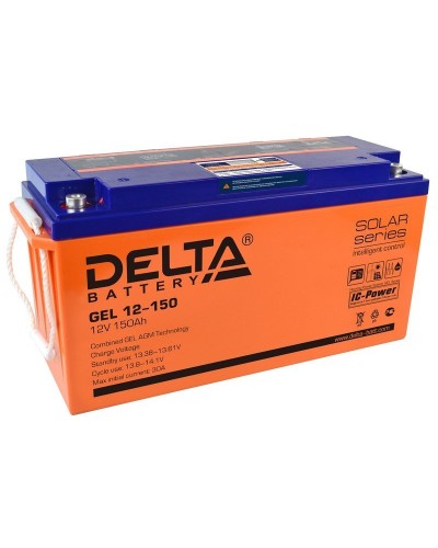 Delta GEL 12-150. Аккумулятор герметичный свинцово-кислотный. Delta в Евпатории
