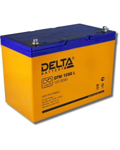 Delta DTM 1290 L. Аккумулятор герметичный свинцово-кислотный. Delta в Евпатории