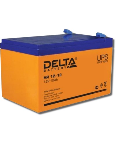 Delta HR 12-12. Аккумулятор герметичный свинцово-кислотный. Delta в Евпатории