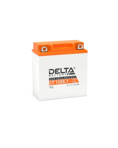 Delta CT 1205.1. Аккумулятор герметичный свинцово-кислотный стартерный. Delta в Евпатории