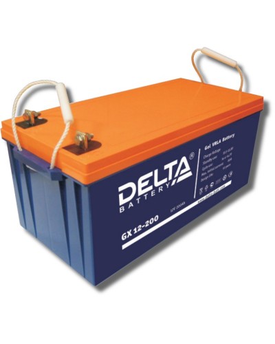 Delta GX 12-200. Аккумулятор герметичный свинцово-кислотный. Delta в Евпатории