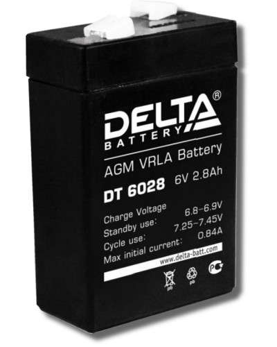 Delta DT 6028. Аккумулятор герметичный свинцово-кислотный. Delta в Евпатории