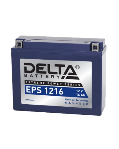 Delta EPS 1216. Аккумулятор герметичный свинцово-кислотный стартерный. Delta в Евпатории