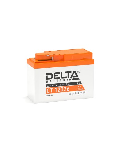 Delta CT 12026. Аккумулятор герметичный свинцово-кислотный стартерный. Delta в Евпатории