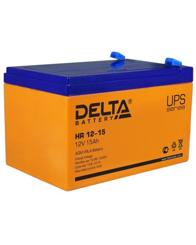 Delta HR 12-15. Аккумулятор герметичный свинцово-кислотный. Delta в Евпатории