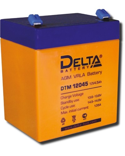 Delta DTM 12045. Аккумулятор герметичный свинцово-кислотный. Delta в Евпатории