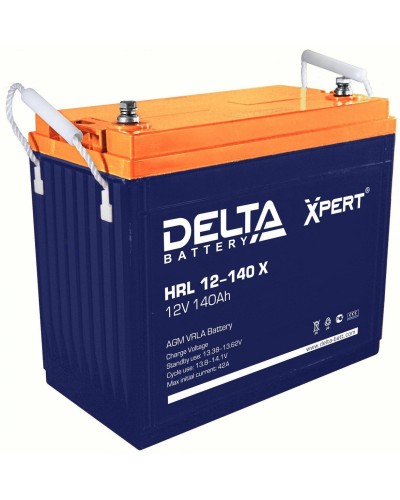 Delta HRL 12-140 X. Аккумулятор герметичный свинцово-кислотный. Delta в Евпатории