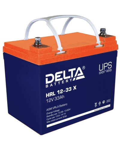 Delta HRL 12-33 X. Аккумулятор герметичный свинцово-кислотный. Delta в Евпатории