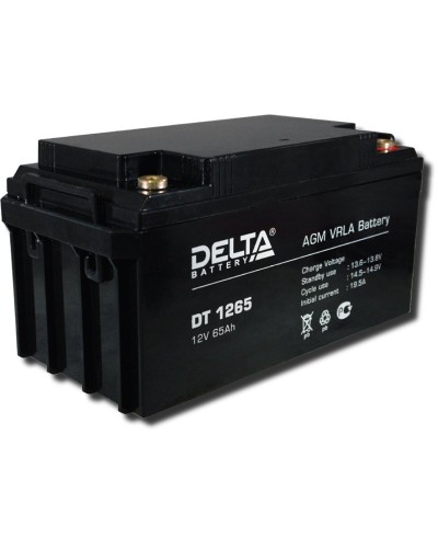 Delta DT 1265. Аккумулятор герметичный свинцово-кислотный. Delta в Евпатории