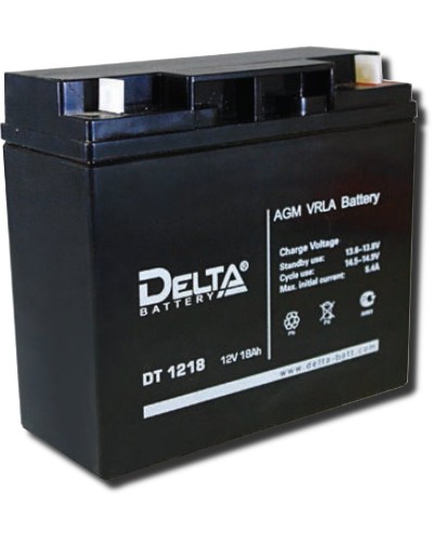 Delta DT 1218. Аккумулятор герметичный свинцово-кислотный. Delta в Евпатории
