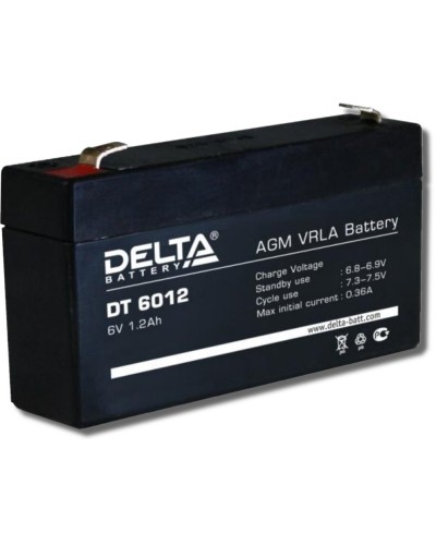 Delta DT 6012. Аккумулятор герметичный свинцово-кислотный. Delta в Евпатории