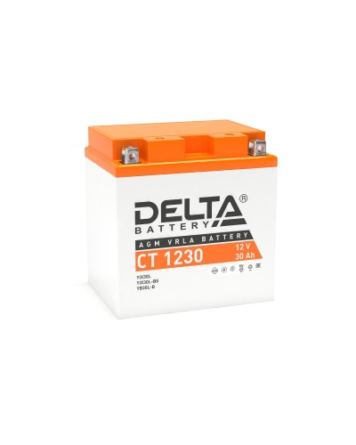 Delta CT 1230. Аккумулятор герметичный свинцово-кислотный стартерный. Delta в Евпатории