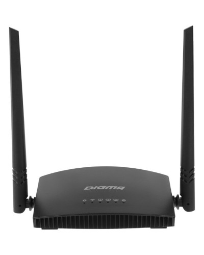 DWR-N301 N300 10/100BASE-TX черный. Роутер беспроводной. Digma в Евпатории
