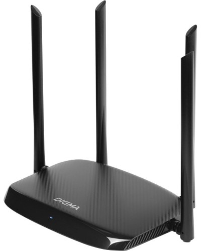 DWR-AC1202 AC1200 10/100/1000BASE-TX черный. Роутер беспроводной. Digma в Евпатории