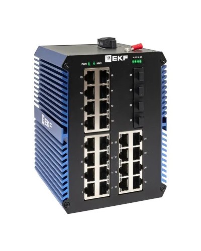 TSX-U-4GX/SFP-24GTP. Промышленный неуправляемый коммутатор. EKF в Евпатории