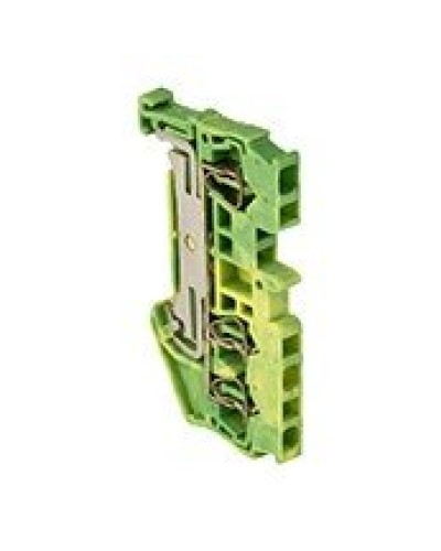 JXB-ST-2.5 3-проводная, земля, желто-зеленная (plc-jxb-st-2.5-3-pen). Колодка клеммная пружинная. EKF в Евпатории
