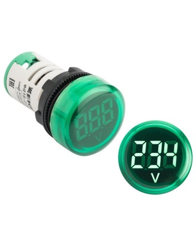 ED16-22VD (ed16-22vd-g). Индикатор значения напряжения зеленый. EKF в Евпатории