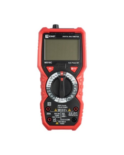 Мультиметр цифровой MS18C Expert (In-180701-pm18C). Мультиметр цифровой. EKF в Евпатории