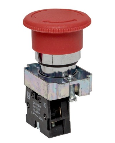 BS542 поворотная красная грибок NC (xb2-bs542). Кнопка поворотная красная грибок. EKF в Евпатории