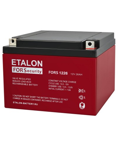 ETALON FORS 1226. Аккумулятор герметичный свинцово-кислотный. ETALON в Евпатории
