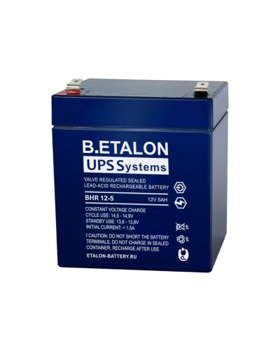 B.ETALON BHR 12-5. Аккумулятор герметичный свинцово-кислотный. ETALON в Евпатории
