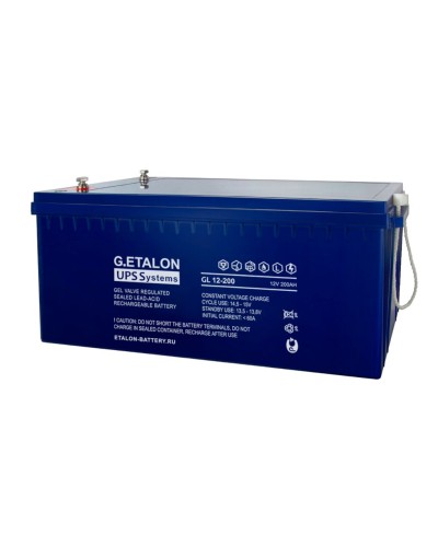 G.ETALON GL 12-200. Аккумулятор герметичный свинцово-кислотный. ETALON в Евпатории