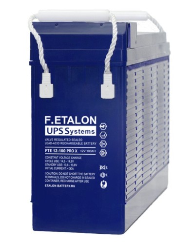 F.ETALON FTE 12-100 PRO X. Аккумулятор герметичный свинцово-кислотный. ETALON в Евпатории