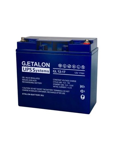 G.ETALON GL 12-17. Аккумулятор герметичный свинцово-кислотный. ETALON в Евпатории