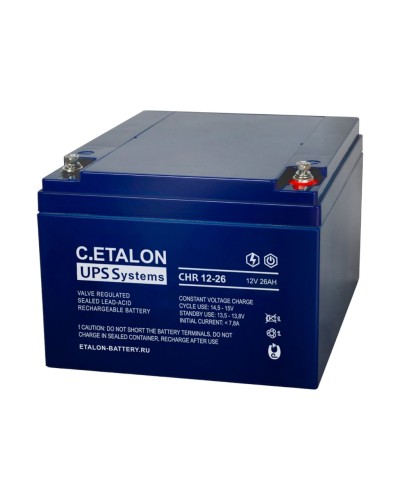 C.ETALON CHR 12-26. Аккумулятор герметичный свинцово-кислотный. ETALON в Евпатории