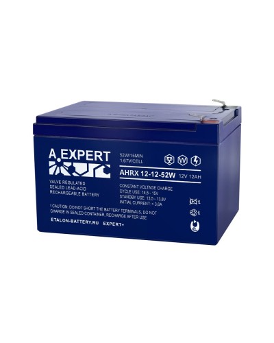 A.EXPERT AHRX 12-12-52W. Аккумулятор герметичный свинцово-кислотный. EXPERT в Евпатории