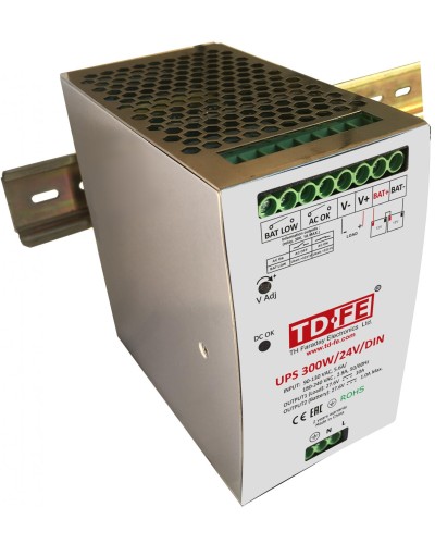 UPS 300W/24V/DIN. Источник вторичного электропитания резервированный. FARADAY в Евпатории
