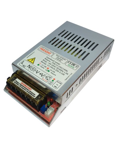 75W/12-24V/140AL. Импульсный блок питания. FARADAY в Евпатории