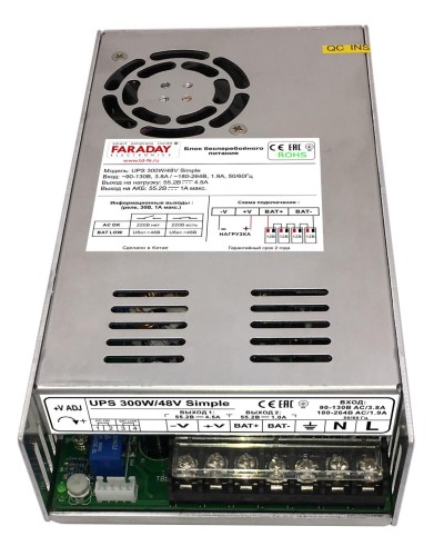 UPS 300W/48V Simple. Блок бесперебойного питания. FARADAY в Евпатории