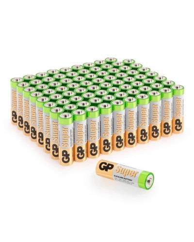 GP Super Alkaline 15A AA (GP 15A-2CRVS80), упак. 80 шт.. Алкалиновые батарейки. GP Batteries в Евпатории