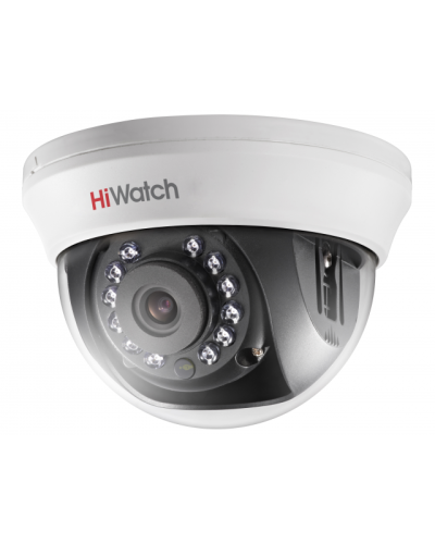 DS-T201(B) (2.8мм). Бюджетная видеокамера мультиформатная купольная. HiWatch в Евпатории