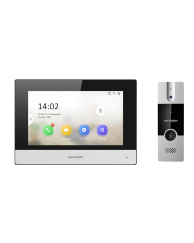 DS-KIS302-P. Комплект IP видеодомофона. Hikvision в Евпатории
