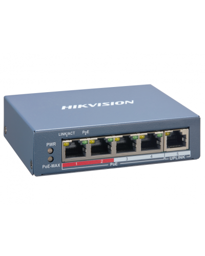 DS-3E1105P-EI. Коммутатор с POE. Hikvision в Евпатории