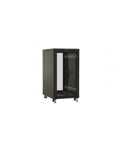 TTBR-2288-DD-RAL9004. Шкаф телекоммуникационный 19 напольный 22U. Hyperline в Евпатории