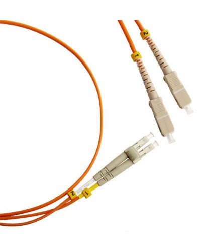 FC-D2-50-LC/PR-SC/PR-H-2M-LSZH-OR. Патч-корд волоконно-оптический LC-SC. Hyperline в Евпатории