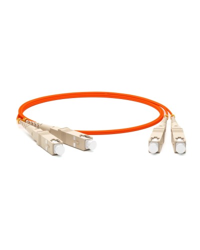 FC-D2-50-SC/PR-SC/PR-H-1M-LSZH-OR. Патч-корд волоконно-оптический SC-SC. Hyperline в Евпатории
