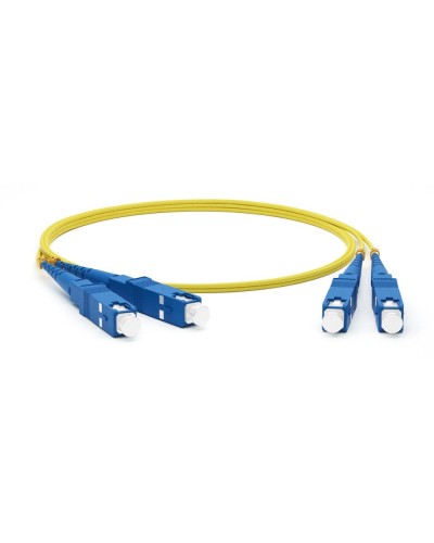 FC-D2-9-SC/UR-SC/UR-H-1M-LSZH-YL. Патч-корд волоконно-оптический. Hyperline в Евпатории