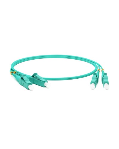 FC-D2-503-LC/PR-LC/PR-H-5M-LSZH-AQ. Патч-корд волоконно-оптический многомодовый. Hyperline в Евпатории