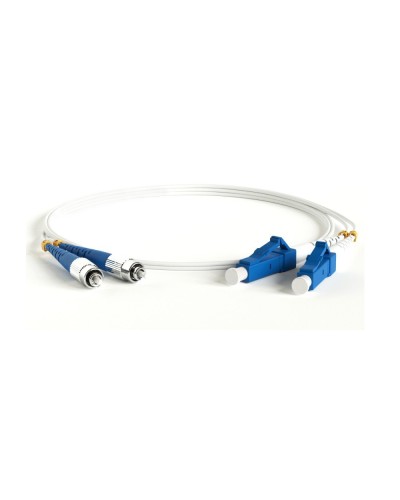 FC-D2-9A1-FC/UR-LC/UR-H-1M-LSZH-WH. Патч-корд волоконно-оптический FC-LC. Hyperline в Евпатории