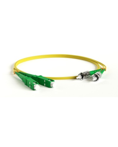 FC-D2-9-SC/AR-ST/AR-H-3M-LSZH-YL. Патч-корд волоконно-оптический одномодовый. Hyperline в Евпатории