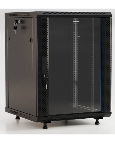 TWB-FC-1545-GP-RAL9004. Шкаф телекоммуникационный 19 настенный 15U. Hyperline в Евпатории
