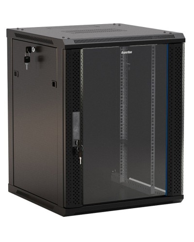 TWB-FC-1266-GP-RAL9004. Шкаф телекоммуникационный 19 настенный 12U. Hyperline в Евпатории